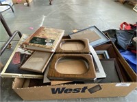 Large Box of Picture Frames
