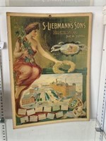 S Liebmann's & Sons Brewing Co. 1905 Calendar