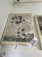 Ray Nitschke Green Bay Packers Hand Signed Pic