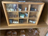 Collectible Miniatures in Display Case