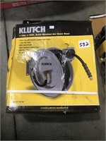 Klutch 1/2"x50' Auto Rewind Air Hose Reel