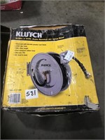 Klutch 3/8"x50' Auto Rewind Air Hose Reel