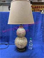 Modern swirl pottery lamp (retail $140)