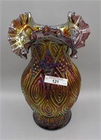 Mburg pastel radium purple Mitred Ovals vase.