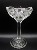 Mburg crystal Ohio Star tall Jelly compote- RARE