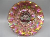 Mburg 9" satin purple / lavender Trout & Fly plate