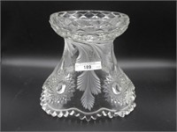 Mburg Crystal Habstar & Feather frosted punch base