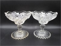 2 Mburg Crystal HObstar & Feather compotes