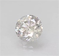 Certified 1.61 Ctw Round Brilliant Loose Diamond