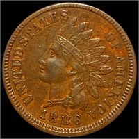 1886 Indian Head Penny LIGHTLY CIRCULATED