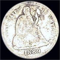 1889 Seated Liberty Dime NICELY CIRCULATED