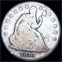 1876-S Seated Half Dollar NICELY CIRCULATED