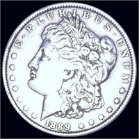 1889 Morgan Silver Dollar ABOUT UNCIRCULATED