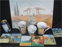 Van Gogh : Laminé, tasses et sous-verres