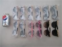 12 paires de lunettes de soleil Chanel