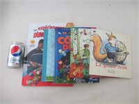 5  Livres Enfants grand format en français. Comme