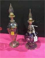2 Egyptian Perfume Bottles