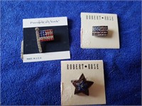 3 Pc Patriotic Pins