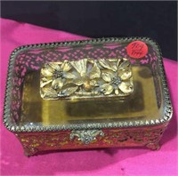 Oblong Filigree Jewelry Box