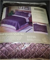 Purple Full/ Queen Quilt Set
