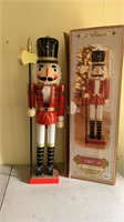 42" Wooden Soldier Nut Cracker W/ Box