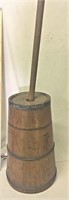 Wooden Butter Churn 18"H without Handle
