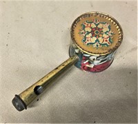 Lithograph Tin Toy Whistle, Cats & Dogs