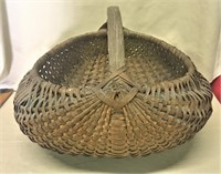 Large Split Oak Basket, 18"L