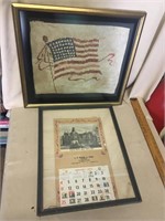 Am. Flag Embroidery & Bixlers Hardware Calendar