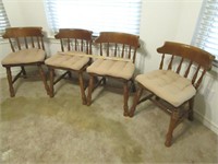 Solid Maple Chairs 17" floor to seat (4 X $)