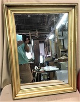 19thC Gilt Mirror, 32"H x 24"L