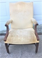 Cenntenial Lolling Chair w/ Carved Arms