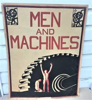 Men and Machines Broadside, 1942 Lee Jones