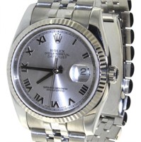 Men's Oyster Datejust 36 Rhodium Rolex Watch