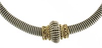 14kt Gold/Sterling Silver VAHAN Designer Necklace