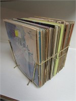 Approx 63 Albums w/ Stand - Goodman's, Tennessee