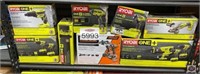 Ryobi and Ridgid. 8 item lot