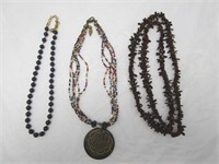 3 Costume Jewelry Necklaces