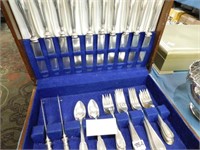 Reed & Barton Silver Plate Cutlery Set in Box