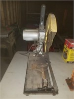 Jepson chop saw with grinder wheel