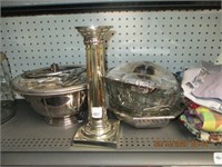 Silverplate Lot,Bags & Bowls