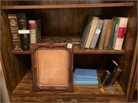 Antique Frame/Old Books (2 Shelves)