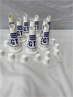 10 x genuine Ampol GT oil bottle tops & caps