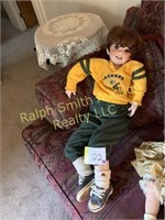 Packers boy doll