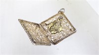 Vintage Sterling Silver Filigree "Madonna & +