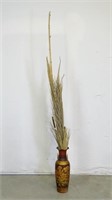 Tall, Vased Dry Artificial Arrangement