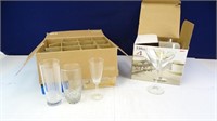 (Multiple) Assorted Elegant Glass Stemware Items