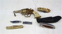 (7) Cap Gun, Pocket Knives, & Bullet Bundle