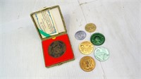 (7) Assorted Collectible Coins & Tokens