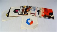 (16) 45 RPM Vintage Vinyl Records in a Bundle